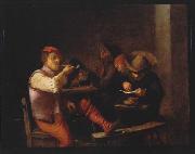 Adriaen Brouwer Smokers in an Inn. oil painting artist